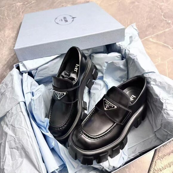 Prada Women's Black Loafers - Picture 2 of 2